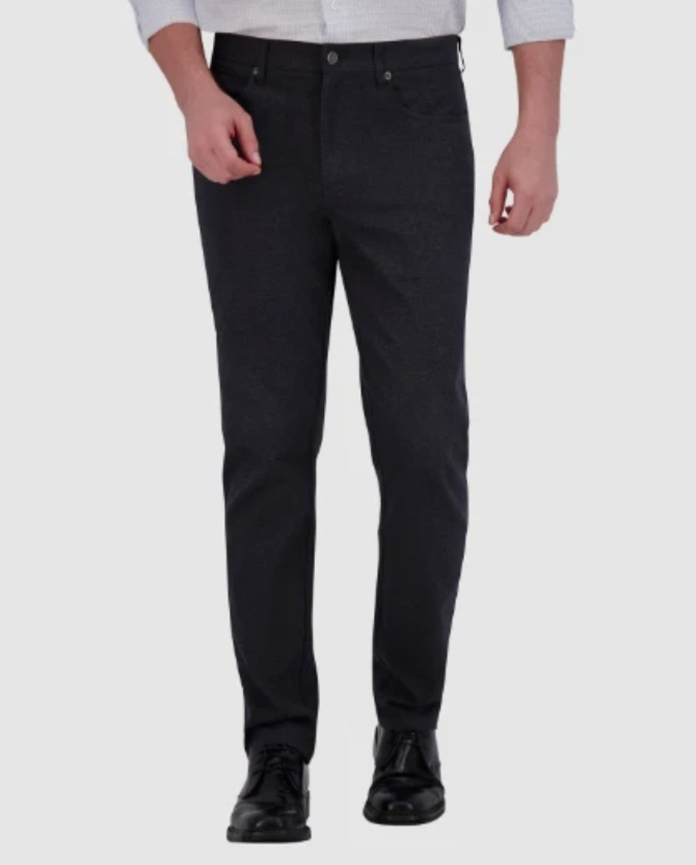 Kirkland Signature Brushed Men's 5-Pocket Pant Cotton Gray Size 34x30